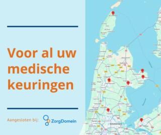 Locaties van keuringen door Keurdokter BV