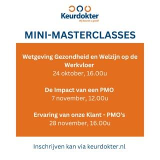 mini-masterclasses PMO's Keurdokter