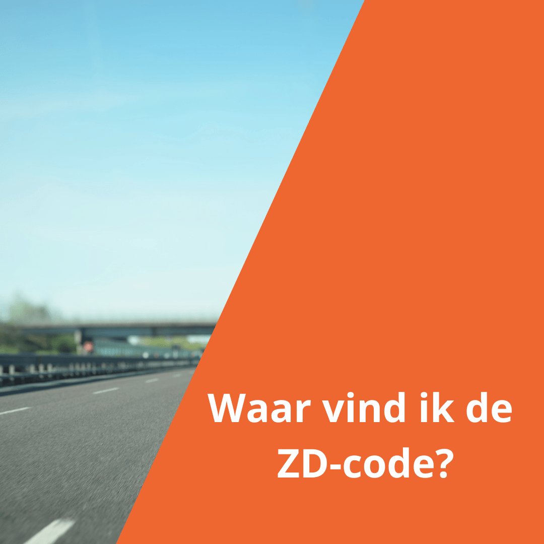 Waar vind ik de ZD-code?