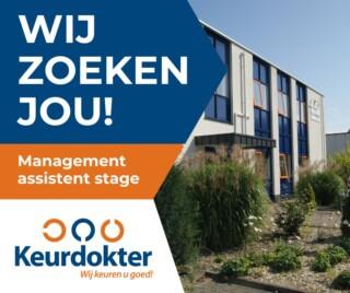 Wij hebben een stageplek beschikbaar voor een management assistent