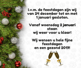 feestdagen - keurdokter - 2019 - dicht