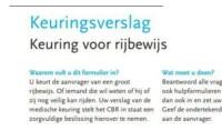 keuringsverslag - keurdokter