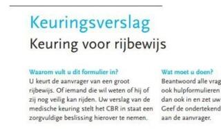 keuringsverslag - keurdokter